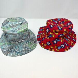 Mickey Mouse Dinosaur Toddler Boy Reversible Beach Sun Hat Bundle